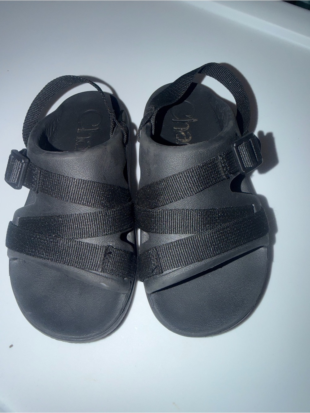 Chaco Kids Black Multi-Strap Sandals